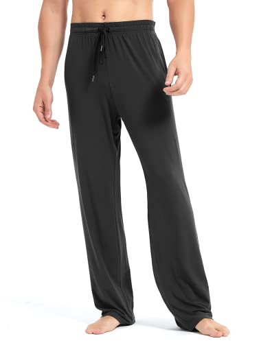 Idtswch 32/34/36/38 Long Inseam Men's Tall Extra Long Pajama Pants,Lounge Jogger Yoga Pants,Sleepwear with Pockets for Men4