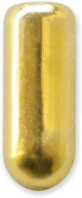 PinMart Tie Pin Backing Lapel Stick Pin End Cap - Gold - 25 Pack