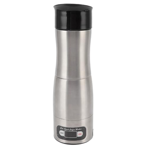 caffettiera,Macchina per caffè espresso portatile, macchina per caffè espresso, macchina per caffè a mano, mini macchina automatica per caffè americano con accendisigari 12V 24V, gadget da viaggio