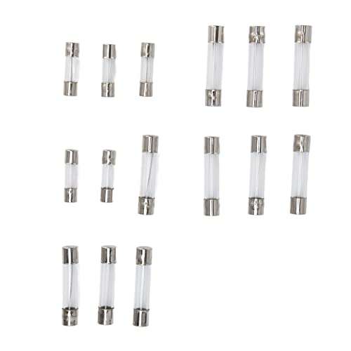 Kit de fusibles de vidrio, rápido para protección de circuitos de autos, 250 piezas de 1-20A 250V para mantenimiento automático miniatura 7