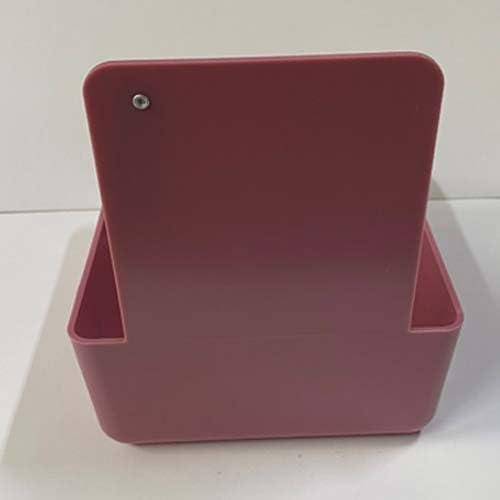 Mauve Dental Lab Pan with Stainless Steel Clip 12pk 7" x 5¾" x 2½" Made in The USA