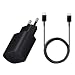 Produktbild 25W USB C Adapter Original Netzteil USB C Ladekabel Super Schnellladegerät für Samsung Galaxy S25 S25+ 24 S24 FE S23 S23FE S22 S21 S20 A55 A54 A53 A34 A33 A25 A16 A15 Galaxy Tab A9 A9+ S9 S8