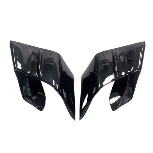 Aileron Latéral Moto Noir Brillant pour YZF-R6 2017-2024 Spoilers Avant