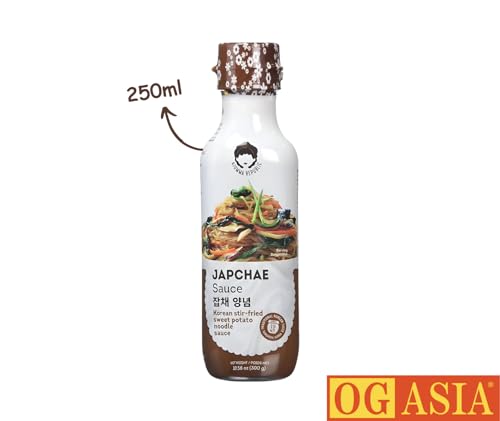 AJUMMA REPUBLIC Japchae Sauce – Koreanische Glasnudel Sauce – OG ASIA – 250ml