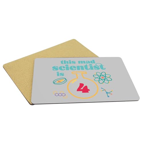 Napperons gris de table souples en liège grand format imperméables pour enfants - 5