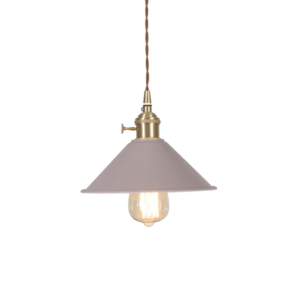 Lustre de restaurant macaron en métal avec interrupteur et suspension réglable - 8