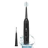 Zahnsteinentferner, Tragbarer Zahnreiniger, Tartar, Hochfrequente, Wasserdicht IPX6 2pcs Zahnbürstenkopf, Zahnsteinentfernung Zahnreinigung Interdentalbürsten Zahnpolierer-Effektive Zahnarztbesteck