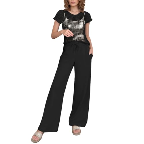 Ensemble de tricot d'été sublimez votre silhouette de vacances en maille transparente