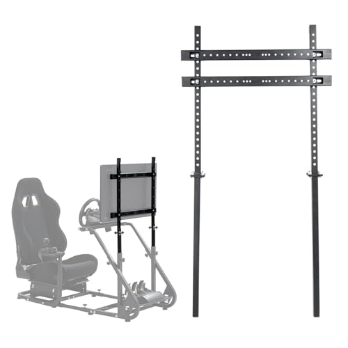 Marada Sim Monitor Stand Suitable for Multiple Brand Cockpit Support from 32to 55 inches Adjustable TV Position Height Display Mount Racing Simulator TV Frame (Proprietary Parts for Cockpit 37)
