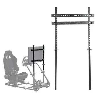 Marada Sim Monitor Stand for Cockpit Support, Adjustable TV Mount for 32-55 inch Screens