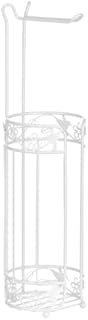Premier Housewares Toilet Roll Holder Toilet Roll Storage Free Standing 3 Rolls Toilet Roll Holder Bathroom Toilet Roll Holder H57 X W16xd15