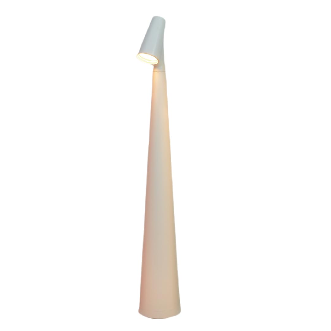 SWZEC Nordic Minimalist Design Mood lamp Cordless LED Reading lamp Table lamp (White)