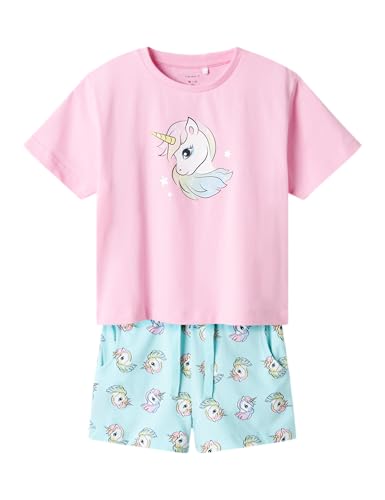 Conjunto de pantalones cortos para niñas NAME IT con cintura elástica suave