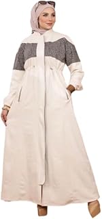 دريس كاجوال محتشم للمحجبات – خامة شمواه في صوف مشجر عالية الجودة – تصميم أنيق وطويل يناسب الإطلالات اليومية – متوفر بالمقاسات M، L، XL، XXL