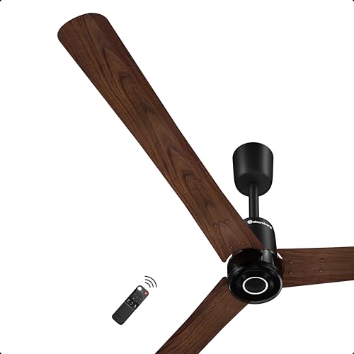 Image of atomberg Renesa Elite Smart 1400mm BLDC Ceiling Fan with IoT & Remote Control | 5 star Rated | High Air Delivery with Moonbeam LED Light | | 3 Year Warranty (Dark Walnut)