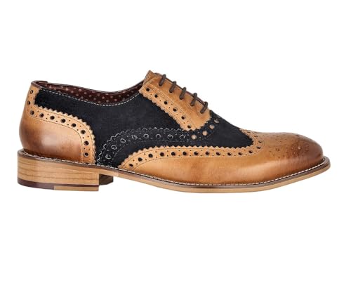 Gatsby 1920s Mens Shoes Shoes For Gatsby Attire Mens Tan Leather