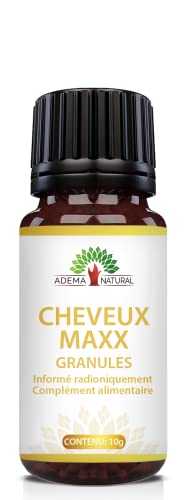 Adema Natural® CHEVEUX MAXX Saccharose en billes - beaux cheveux - Accélérer la croissance des cheveux - anti chute de cheveux, contient 10g Cover