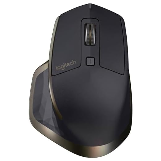 Logitech MX Master trådlös mus för Windows/Mac med anslutningsmöjligheter (Bluetooth, enhet)