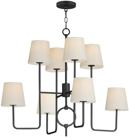 Maxim Paoli - 8 Light 2-Tier Chandelier-27.75 Inches Tall and 34 Inches Wide