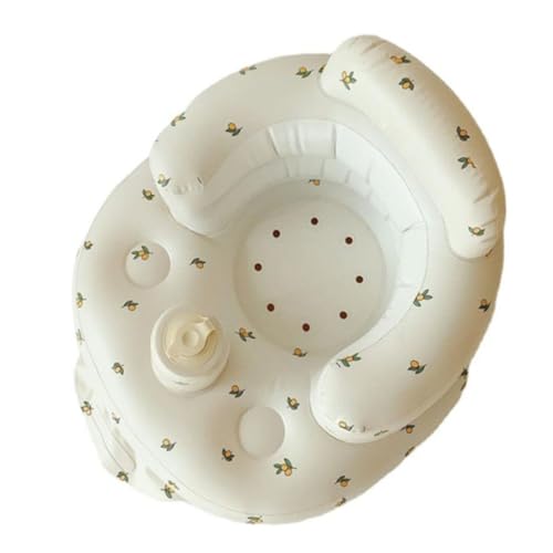 マリンブルー バスチェア 赤ちゃん ベビーチェア 空気入れ付き オリーブ