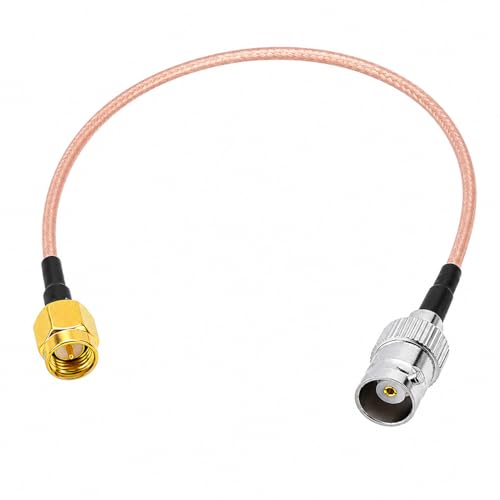 Cable Conector BNC SMA Macho a Hembra 30 cm miniatura 1