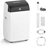 Portable Air Conditioner 10000 BTU, 3-in-1 Air Conditioning Unit & Mobile AC with Dehumidifier, 3-Speed Fan, Quiet, Low Energy Air Cooler, 24H Timer, Remote & Easy-Roll Wheels for Home/Office