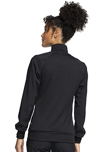 Cherokee Women's Infinity Zip Front Warm-Up Jacket, Black, X-Large #TOP5