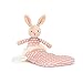 Jellycat Shimmer Stocking Bunny Stuffed Animal, 8 inches - Christmas Plush Toy Décor