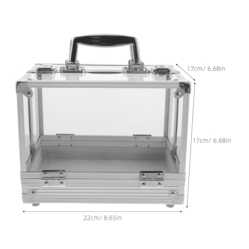 Boîte de rangement transparente Amosfun pour disques vinyles et CD - 3