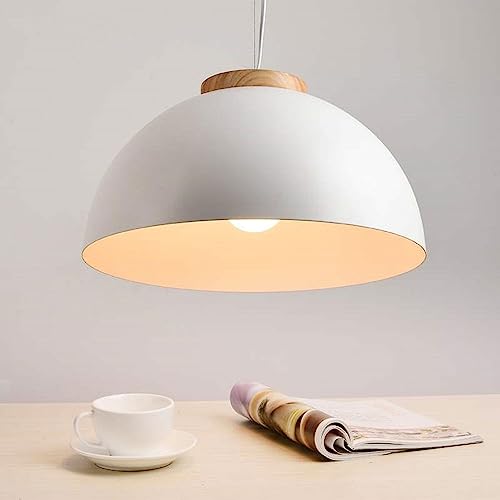 Lámpara colgante estilo retro japonés E27 para techo de comedor 3