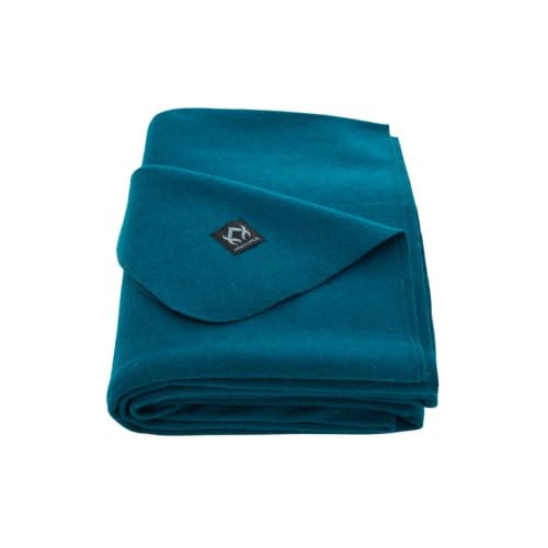 Image of Arcturus Military Wool Blanket - Warm, Thick, Washable - Great for Outdoors, Camping, Stadium Blanket, Picnics, Travel - Car & Bushcraft Survival Kits