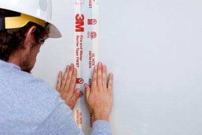 3M Fire and Water Barrier Tape FWBT4, 4 in x 75 ft, 1 roll