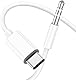 Oliveria USB C Klinke Aux Kabel Auto Handy,USB C auf 3.5mm Jack Klinke Kabel für iPhone 15 Pro Max/15 Plus, Samsung Galaxy S23/S22/S21 Ultra, Huawei P40/Mate40, Xiaomi,Kopfhörer,Home/Car Stereos