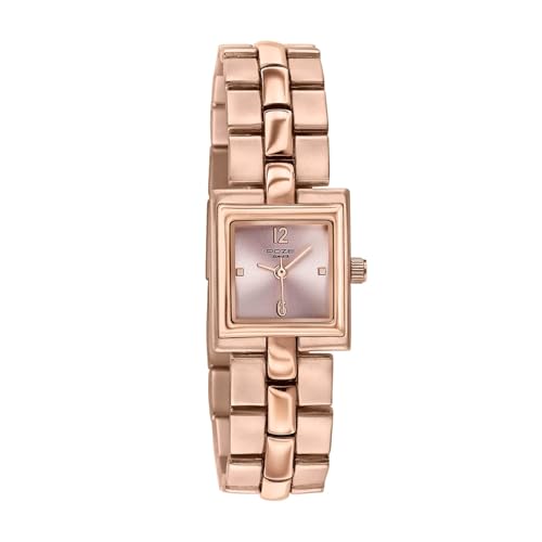 Image of Sonata Poze 8 Quartz Analog with Pink Dial IP Rose Gold Alloy Strap Watch for Women - SP80171WM01W