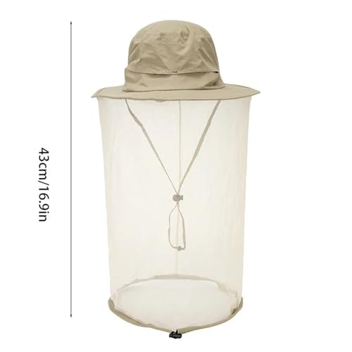 Sombrero mosquitera para la cabeza que protege tu rostro al aire libre 2