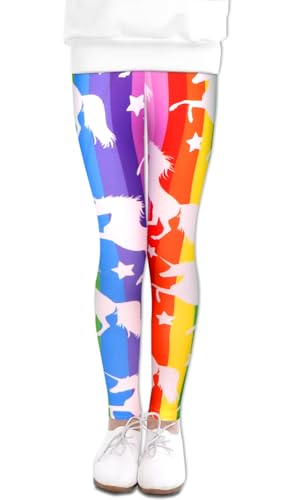 Image of LUOUSE Girls' Leggings Full Length Comfy Pants Trousers 4-13 Years