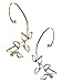 Handmade Vine Pearl Cuff Earring (Silver) for Women and Girls Handcrafted with Love in the USA Jewelry