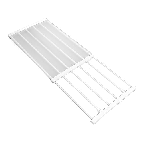 Estante de armario extensible multiusos regulable de 75 a 120 cm 8
