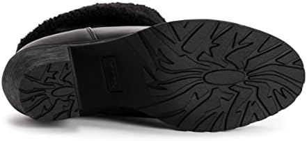MUK LUKS Women's Lacy Lily Boots, Black, 9.5 | Image 3
