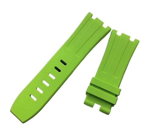 Bracelet 28mm Silicone Souple pour Remplacer votre Watch Band Usé 15703 Noir Bleu avec Outils