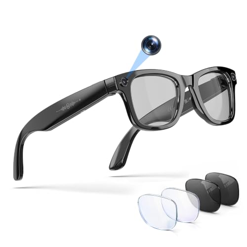 EGQINR AI Smart Glasses with 13MP Camera