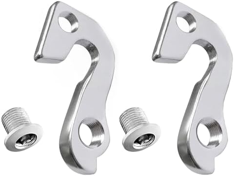 Bike Derailleur Hanger for GT, Aggressor, Avalanche, KHS, Timberline, Kestrel, Kettler, Mongoose – Durable Replacement Part for Rear Derailleurs – for Mountain Bikes, Road Bicycles (Sliver 2Pack)