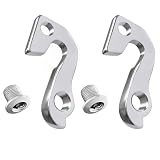 Bike Derailleur Hanger for GT, Aggressor, Avalanche, KHS, Timberline, Kestrel, Kettler, Mongoose – Durable Replacement Part for Rear Derailleurs – for Mountain Bikes, Road Bicycles (Sliver 2Pack)