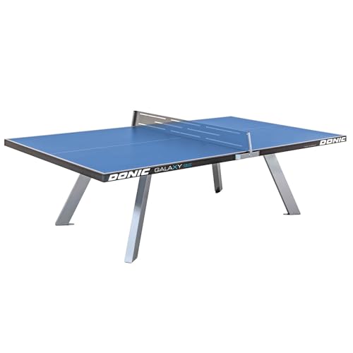 DONIC Tischtennisplatte Galaxy Outdoor, Chromoptik-blau, One Size, 230237040