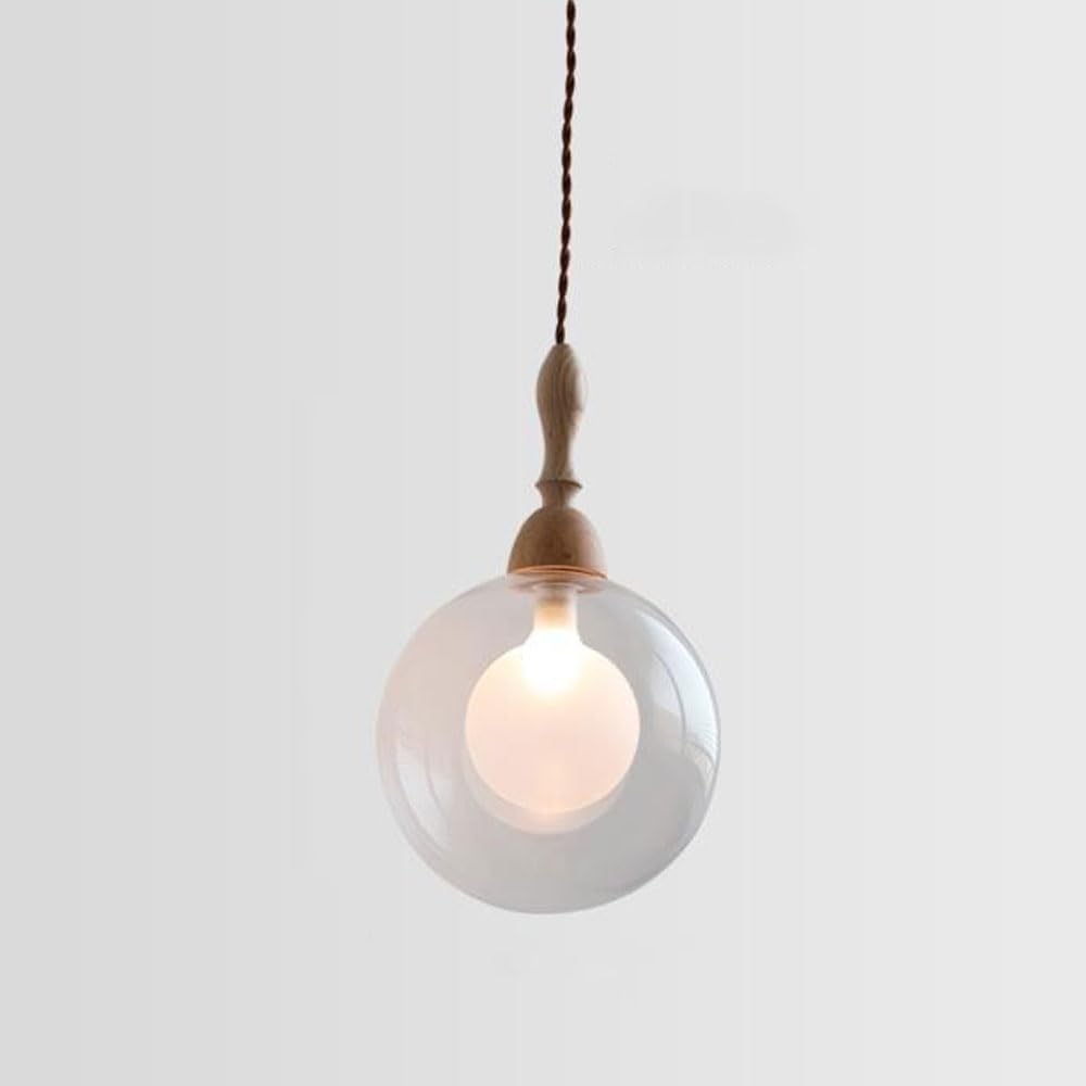 Suspension globe moderne en verre pour éclairer les pièces sombres