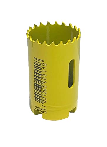 Starrett HSS Bi-Metal Fast Cut Hole Saw - 32mm - for Metal Wood, Plastics - Pack of 6, Yellow, 32mm (Pack of 6) - Image 3