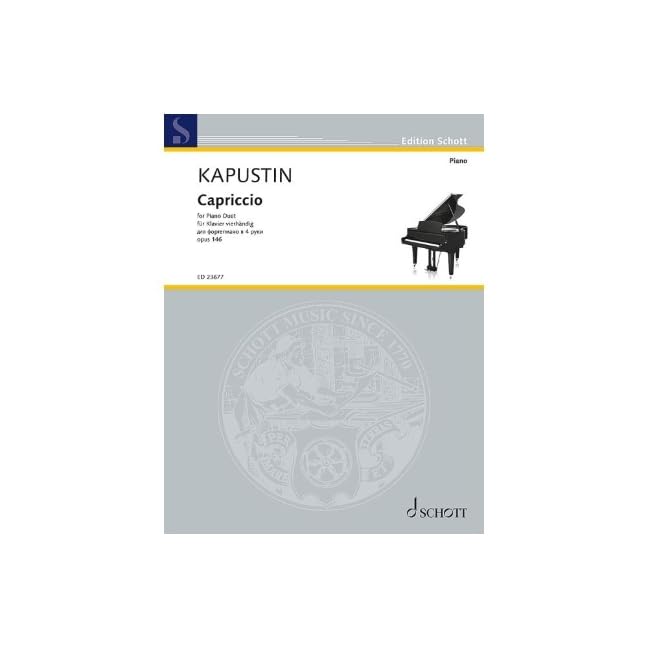 Kapustin: Capriccio Op. 146 for Piano 4 Hands      Paperback – May 1, 2023