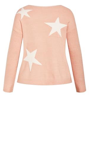Image of Avenue Women's Plus Size Miley Star Sweater