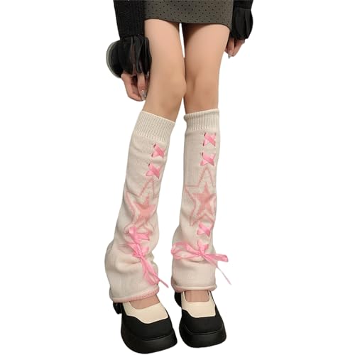 TOMETO STAR Punk Leg Warmers Y2K Harajuku Women Goth Japanese Grunge Emo Rave Alt