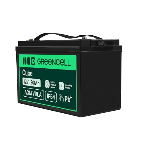 Green Cell® AGM 12V 26Ah Akku Vlies Batterie VRLA Blei Batterie Bleiakku Ersatzakku Akkubatterie Versorgungsbatterie Zyklenfest Wartungsfrei Rollstuhl Golfwagen Elektromotoren Rasenmäher Reha